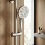 REA - Sprchová hlavice JS-019 BRUSH NICKLE REA-07056