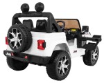 Mamido Elektrické autíčko Jeep Wrangler Rubicon 4x4 bílé