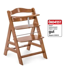 Hauck Alpha+ dřevěná židle, walnut (HK661130)
