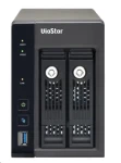 QNAP QVP-21A / J1900 2.0 GHz / 8GB RAM / 2x 3.5 SATA III / 3x USB 3.0 / 2x GLAN (QVP-21A)