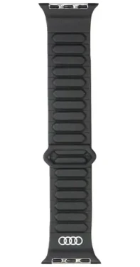 Audi Magnetic Ring řemínek pro Apple Watch 40/41/42 mm černý / Magnetické zapínání / Eko-kůže (AU-SL-AW40-42-GT/D2-BK)