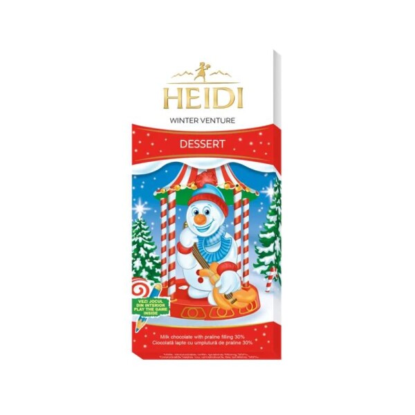 Vánoční čokoláda Heidi Sněhulák 90g