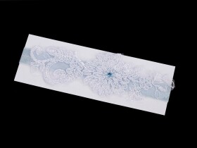 Stoklasa Podvazek - svatební s kamínky