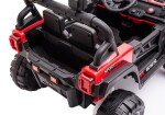 Mamido Dětské elektrické autíčko Jeep Target červené