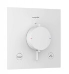 HANSGROHE - Ecostat Comfort E Termostatická baterie pod omítku, pro 2 spotřebiče, matná bílá 33716700
