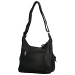 Stylová dámská koženková crossbody kabelka Arleta, černá