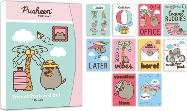 Pusheen set pohlednic - Pyramid