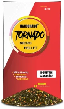 Haldorádó Pelety Tornado Micro Pellets 400g 2mm N-Butyric Ananas (HD23774)