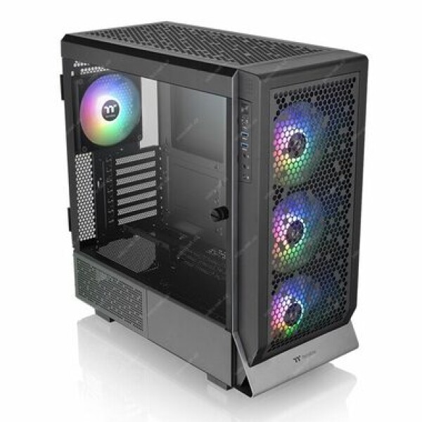 Thermaltake Ceres 500 TG ARGB Black / ATX / 1x USB C 3.2 / 2x USB 3.0 / Bez zdroje / průhledná bočnice (CA-1X5-00M1WN-00)