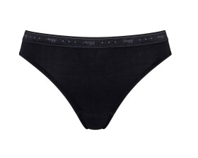 Dámské kalhotky 24/7 100 Tai 3P - BLACK - černé 0004 - SLOGGI BLACK 38