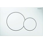 GEBERIT - Duofix Modul pro závěsné WC s tlačítkem Sigma01, alpská bílá + Duravit ME by Starck - WC a sedátko, Rimless, SoftClose 111.355.00.5 NM1