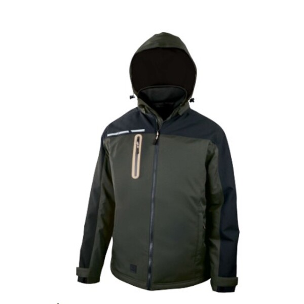 Nepromokavá a hřejivá strečová bunda QUEBEC khaki 3XL khaki
