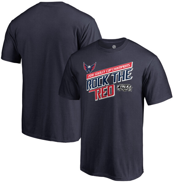 Fanatics Pánské tričko Washington Capitals 2018 Stanley Cup Champions Drop Pass Velikost: