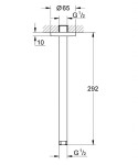 GROHE - Rainshower Stropní výpusť, chrom 28497000