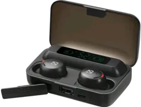 Rozbaleno - Sandberg Earbuds + Powerbank / bezdrátová sluchátka s mikrofonem + power banka / BT 5.1 / 2000 mAh / rozbaleno (126-38.rozbaleno)