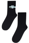 Vzorované pánské ponožky PERFECT MAN-CASUAL černá 39/41