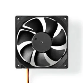 Nedis DCFAN9225BK černá / Ventilátor / DC / 92 mm / 3-Pin / 26.7 dBA (DCFAN9225BK)