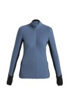 ICEBREAKER Wmns Descender LS Zip, Dawn/Black/Cb (vzorek) velikost: S