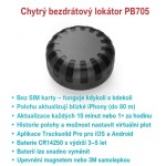Vodotěsný magnetický lokalizační tag / lokátor s výdrží až 5 let - PB705