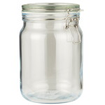 Ib Laursen Skleněná dóza s patentem 3,8 l, čirá barva, sklo