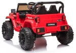 Mamido Dětské elektrické autíčko Jeep Speed červené