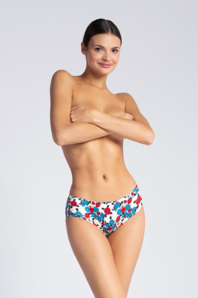 Dámské kalhotky BIKINI COTTON COMFORT PRINT 03 Vícebarevné