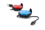 Svítící přívěšek pro psa Krystal - nabíjecí přes USB Barva: Červená