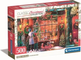Clementoni PUZZLE Vánoční kolekce: Starý vánoční obchod