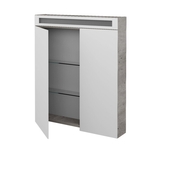 Dřevojas - Dvoudveřová galerka AIR GA2NOE 70 - D01 Beton 134884