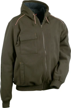 Bunda fleecová Cofra POTSDAM Barva: Hnědá zemitá, Velikost: 3XL (V130_0_03_3XL)