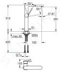 GROHE - Plus Baterie pro umyvadlovou mísu, chrom 32618003