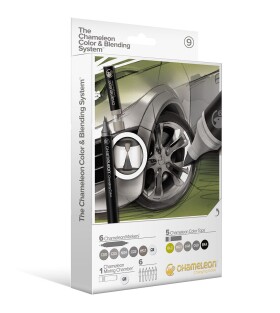 CHAMELEON, CS6609, Chameleon Color & Blending System, sada permanentních popisovačů č. 9, 13 ks