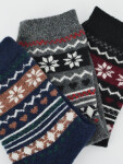 Ponožky Noviti SW010 Wool Pattern 36-41 směs barev 36-41