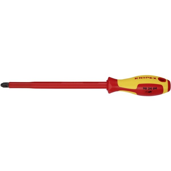 Knipex Knipex-Werk 98 24 04 VDE křížový šroubovák PH 4 Délka dříku: 200 mm DIN EN 60900