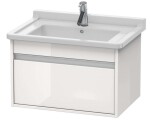 DURAVIT - Ketho Umyvadlová skříňka 41x65x46 cm, 1 zásuvka, lesklá bílá KT666302222