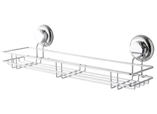 Compactor Bestlock Polička pod zrcadlo chrom / bez vrtání / až 12kg (RAN6995)