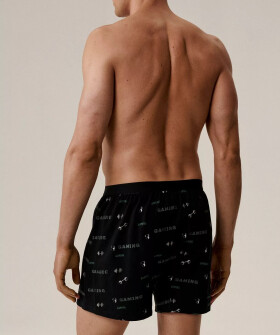 Boxerky Atlantic 2MBX-084/25 A'2 S-2XL černá-khaki S