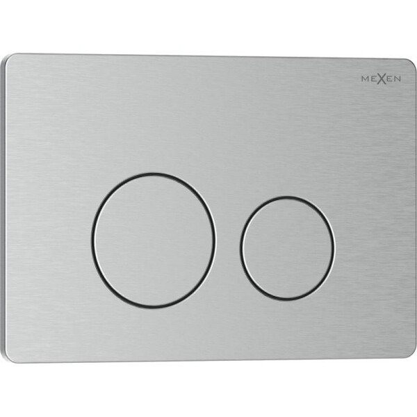 MEXEN - Tex 06 splachovací tlačítko, inox 6106-10