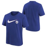 Nike Dětské tričko Philadelphia 76ers NBA Swoosh Logo T-Shirt Modrá (YOUTH)