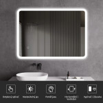 CERANO - Koupelnové LED zrcadlo Avano - 70x50 CER-DY-2073Y2