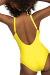 Dámské jednodílné plavky S36-21 Fashion sport žlutá Self