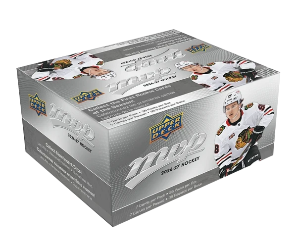 Hokejové karty NHL 2026-27 Upper Deck MVP Hockey Retail Box