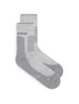 Pánské merino turistické ponožky ICEBREAKER Mens Hike+ Medium Crew, Blizzard Heather/Alloy velikost: 39-41,5 (S)