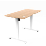 Ergonomický stůl s plynulou regulací výšky 120x60cm, melamin, dub, LT-H2210 OAK