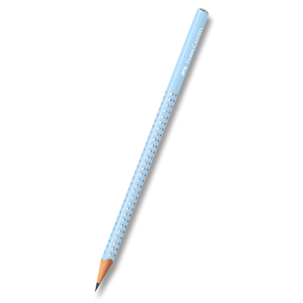 Grafitová tužka Faber-Castell Sparkle - perleťová světle modrá, tvrdost B