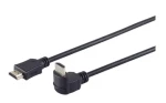 MicroConnect Propojovací kabel HDMI 1.4 (M) - HDMI 1.4 (M) 270° úhel 2m černá (HDM19192V1.4A)