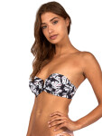 Billabong s.searcher bustier FEATHER BLK PEB plavky dvoudílné XS