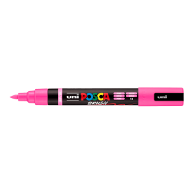 Uni Posca PC-5BR 1-4 mm štětcový hrot růžový 13