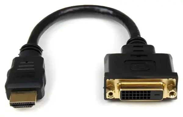 StarTech Adaptér HDMI - DVI-D černá / Redukce / 0,2 m / 1920 x 1200 px (HDDVIMF8IN)