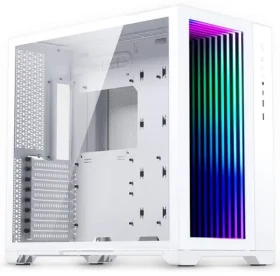 Metallic Gear by Phanteks NEO Qube 2IM bílá / Skříň / ATX / 2x USB 3.0 / USB-C 3.1 / tvrzené sklo / Infinity Mirror (MG-NE620QI_DWT02)